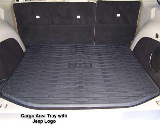 Picture of Grand cherokee -Cargo Area Tray with Jeep Logo